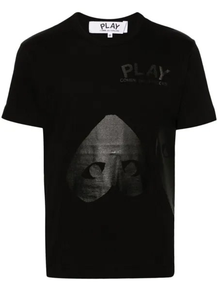 Comme Des Garçons Play футболка с логотипом, черный