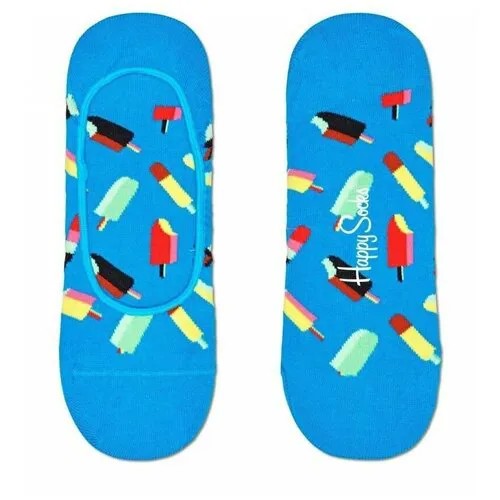 Подследники Happy Socks, укороченные, размер 25, голубой