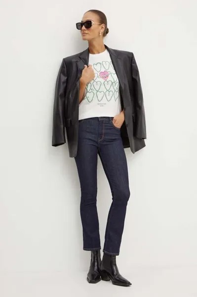Хлопковая футболка Weekend Max Mara, белый