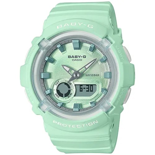 Наручные часы CASIO Baby-G BGA-280-3A, черный, зеленый