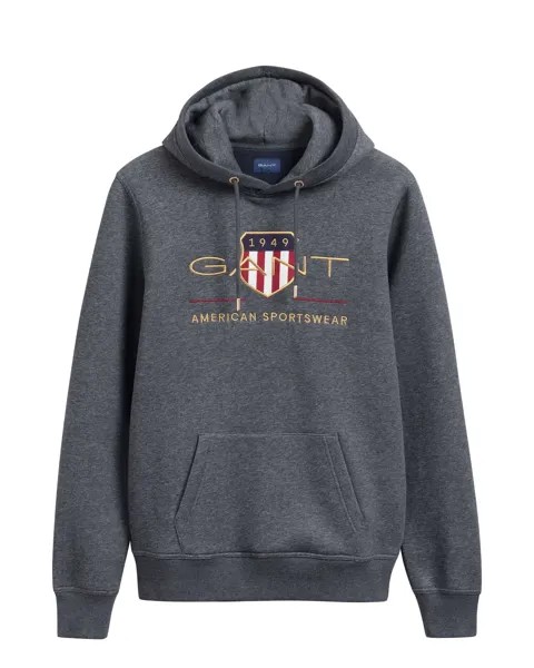 Толстовка Gant, антрацит