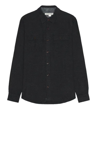 Рубашка OUTERKNOWN Transitional Flannel, цвет Charcoal Jaspe