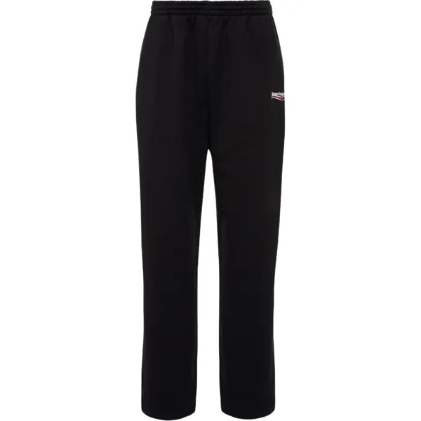 Balenciaga Мужские трикотажные спортивные штаны, цвет Black