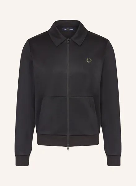 Куртка с галлонными полосками Fred Perry, черный