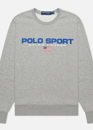 Мужская толстовка Polo Ralph Lauren Polo Sport Fleece Crew Neck, цвет серый, размер XXL