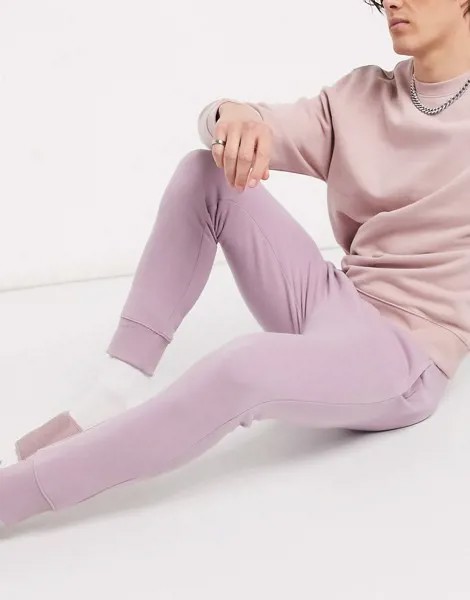 Сиреневые джоггеры от комплекта Topman-Фиолетовый цвет