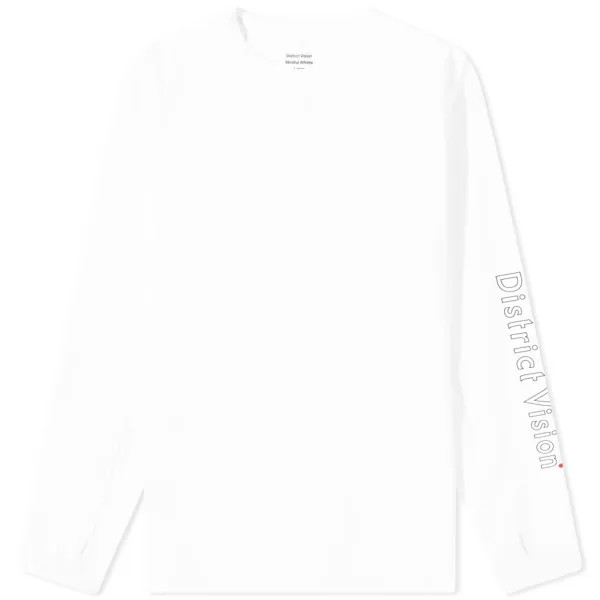 Футболка District Vision Logo Long Sleeve Trail Tee