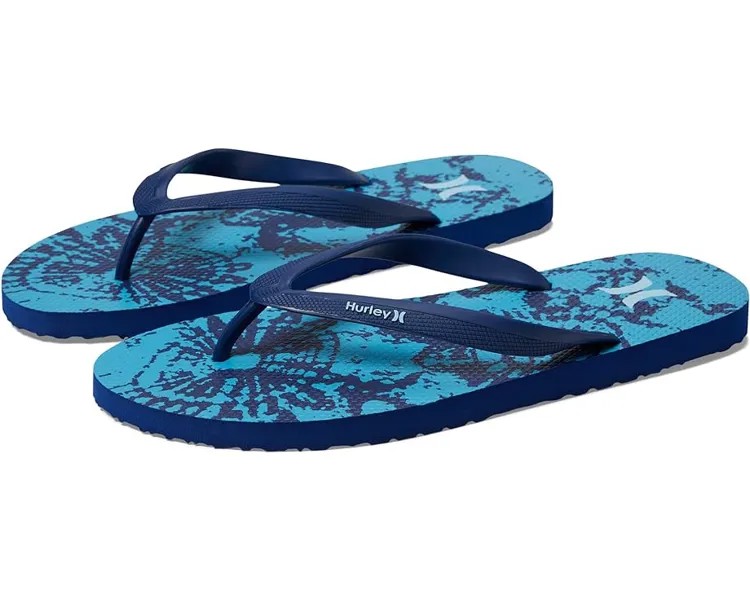 Сандалии Hurley Icon Printed Flip-Flops, цвет Hurricane