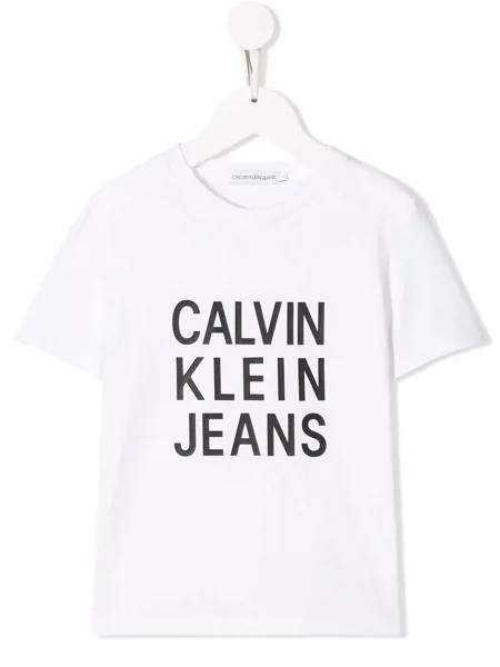 Calvin Klein Kids футболка с логотипом