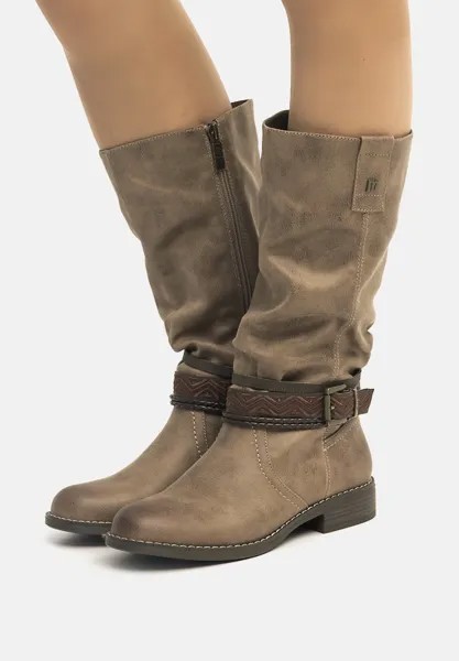 Техасские/байкерские ботинки mtng, серо-коричневый