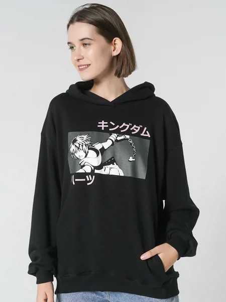 Худи женское ТВОЕ 84907 черное M-L