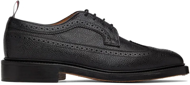 Черные оксфорды Longwing Brogue Thom Browne