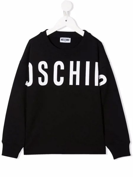 Moschino Kids толстовка с логотипом