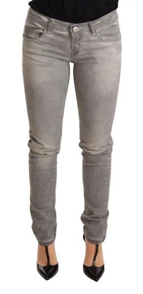 Джинсы ACHT Светло-серые облегающие женские брюки из стираного хлопка из денима s. W26 Рекомендуемая розничная цена 250 долларов США.