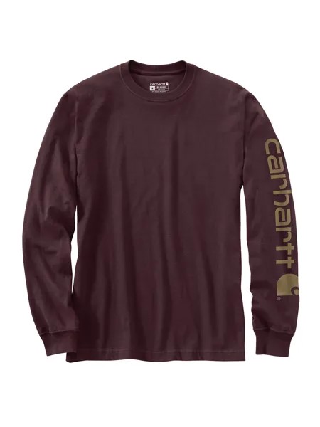 Рубашка CARHARTT Long Sleeve, цвет weinrot