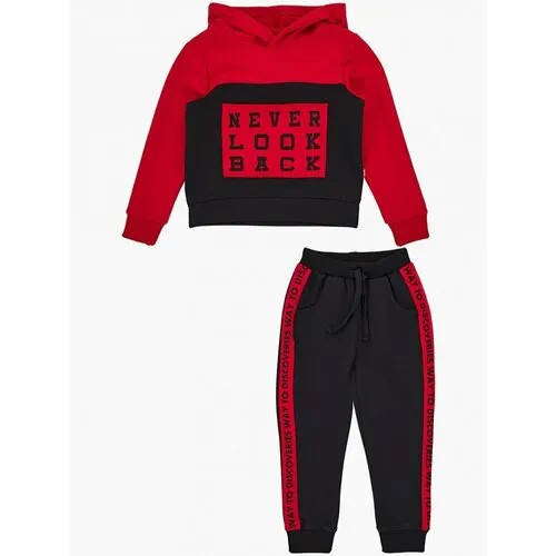 Костюм Mini Maxi, размер 104, красный, черный
