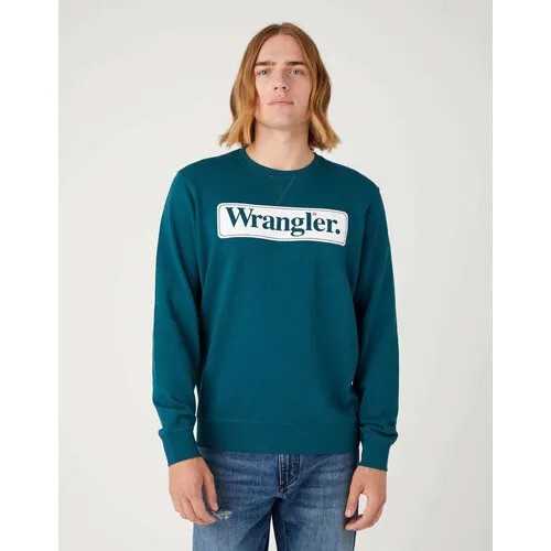 Лонгслив Wrangler, размер M, зеленый
