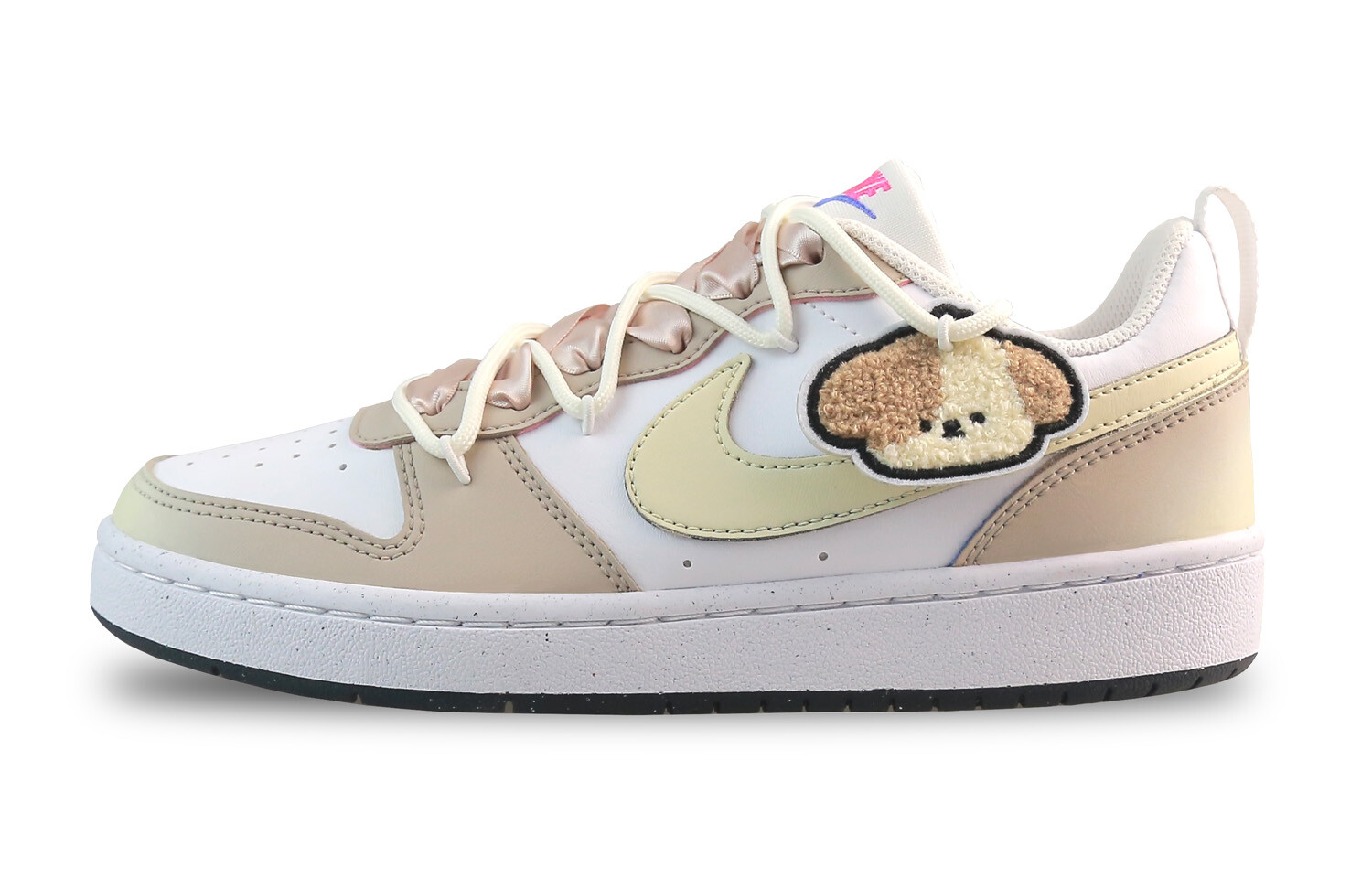 Кроссовки Nike Court Borough Skateboarding Shoes Women's Low-top Khaki, хаки