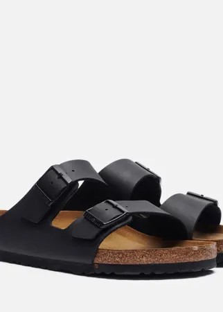 Шлепанцы мужские Birkenstock Arizona Birko-Flor Soft черные 42 EU