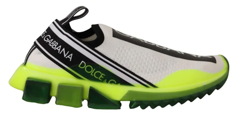 DOLCE - GABBANA Обувь Низкие кроссовки Sorrento Белый Желтый Повседневный EU38.5 / US8