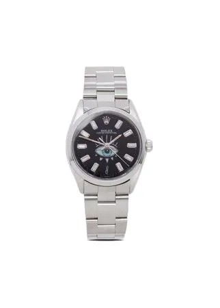 Jacquie Aiche кастомизированные наручные часы Rolex Oyster Perpetual pre-owned 36 мм