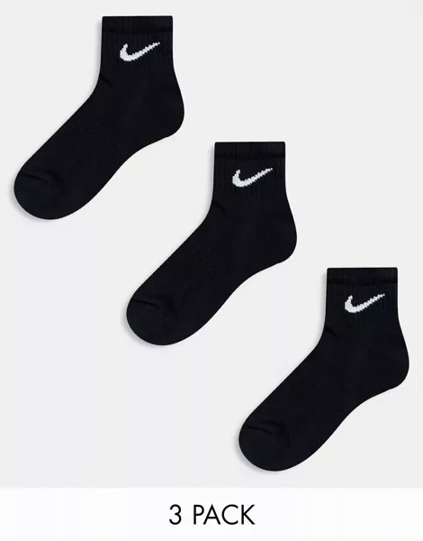 Черные повседневные мягкие носки до щиколотки Nike