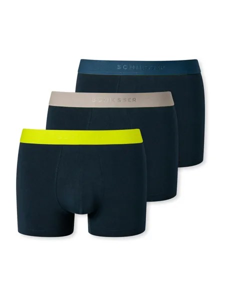 Боксеры Schiesser Trunk 95/5 Organic Cotton, темно-синий