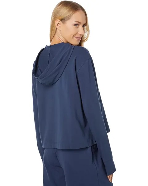 Худи Life is Good Beach Please Crusher-Flex Boxy Hoodie, цвет Darkest Blue