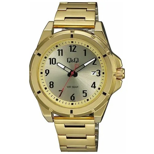 Наручные часы Q&Q Casual A472J003Y, золотой, серебряный