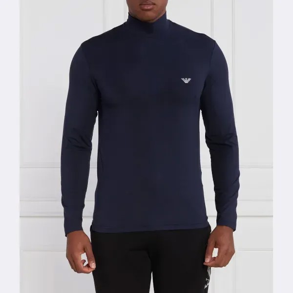 Водолазка стандартного кроя Emporio Armani, синий