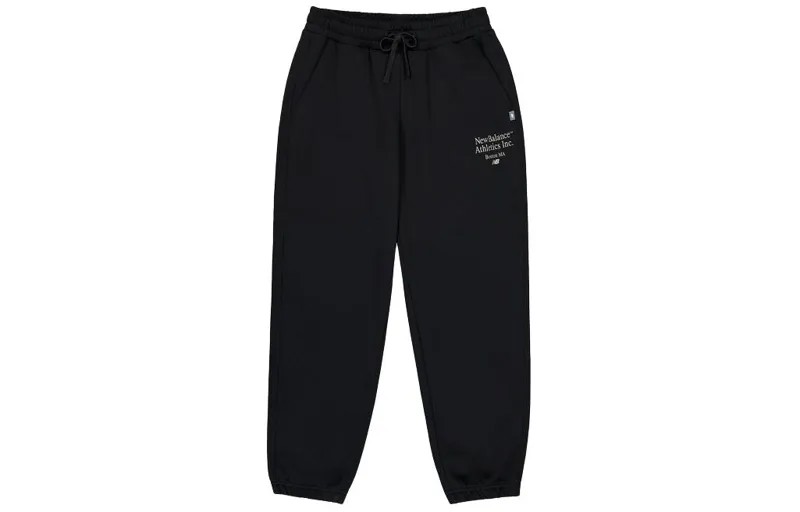 Трикотажные спортивные штаны женские черные New Balance