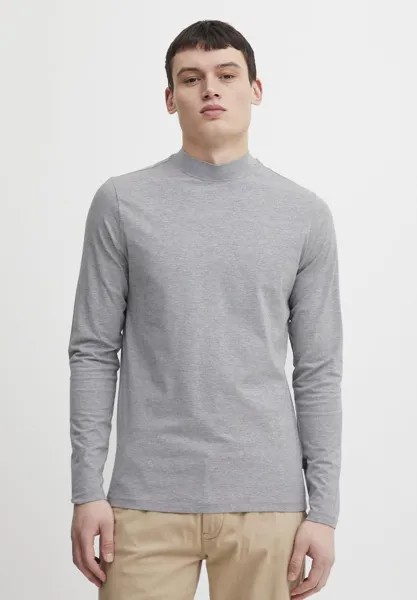 Футболка с длинным рукавом Theo Turtle Neck Casual Friday, цвет light grey melange