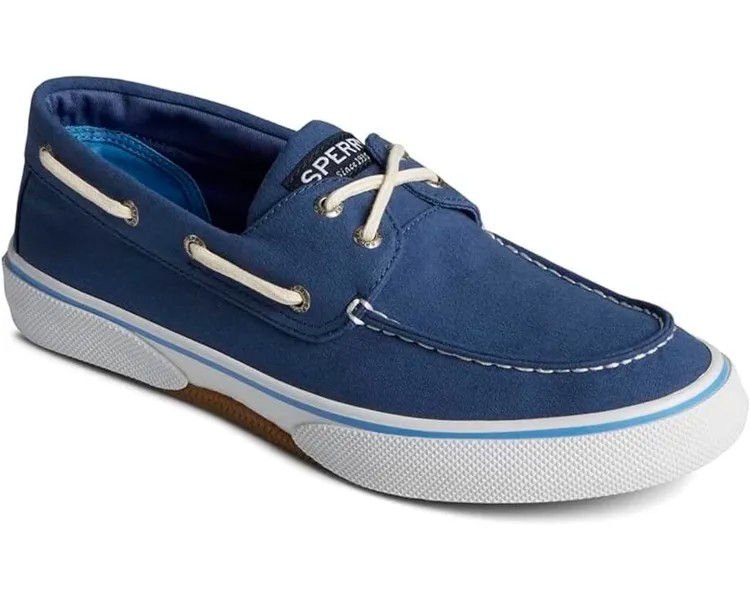 Топсайдеры Sperry Halyard 2-Eye Summer Linen, цвет True Navy