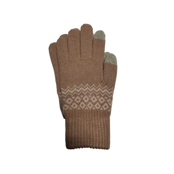 Перчатки унисекс Xiaomi Touchscreen Winter Wool Gloves brown M