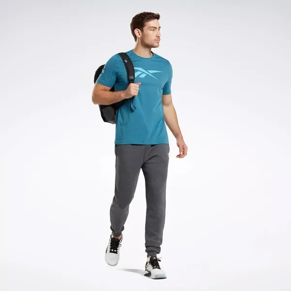 Флисовые джоггеры Identity Reebok, темно-серый