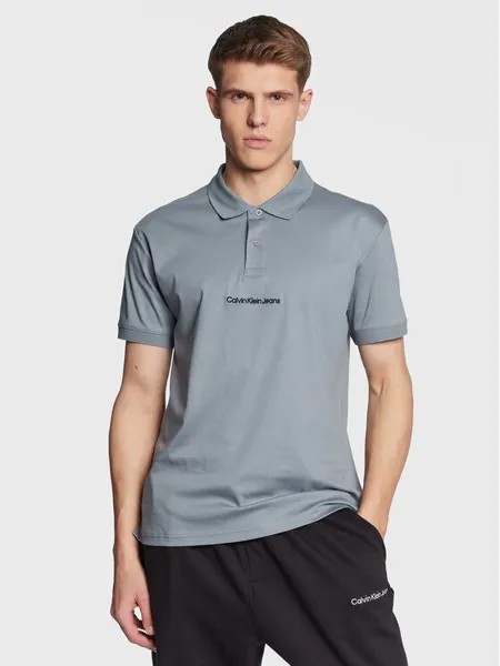Рубашка поло стандартного кроя Calvin Klein, серый