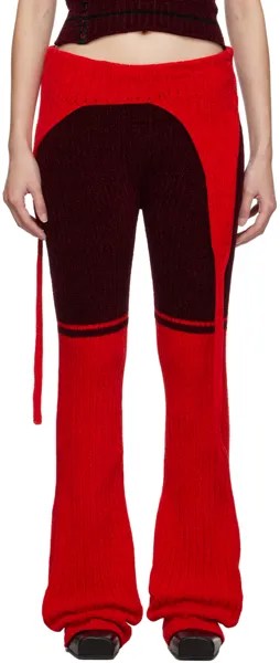 Красные брюки для отдыха Ottolinger с отложным воротником