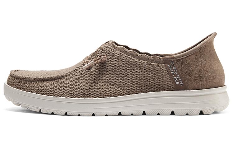 Кроссовки Skechers Slip Ins Lifestyle Shoes Women's Low-top Brown, цвет Mocha