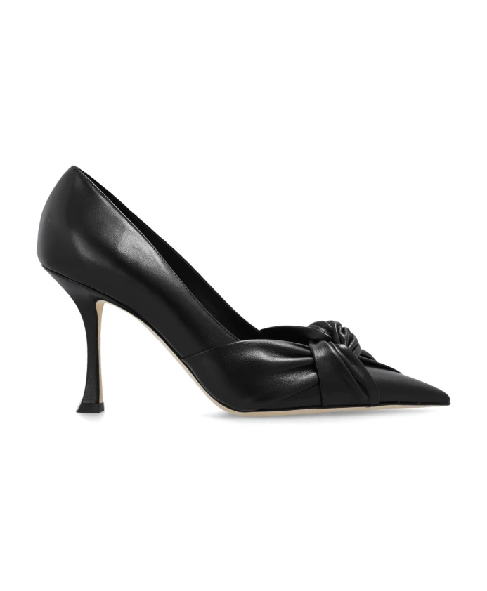 Кожаные балетки Hedera Jimmy Choo, черный
