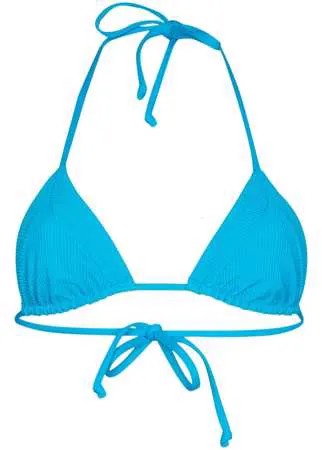 Frankies Bikinis лиф бикини Sky с треугольными чашками в рубчик