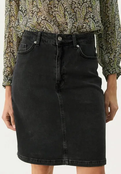 Джинсовая юбка LEJA Part Two, цвет Washed Black Denim