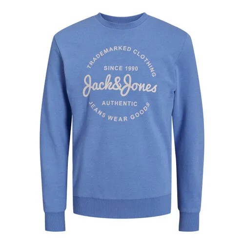 Свитшот Jack & Jones, размер M, голубой
