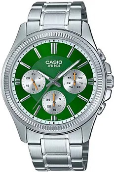 Японские наручные  мужские часы Casio MTP-1375D-3A. Коллекция Analog