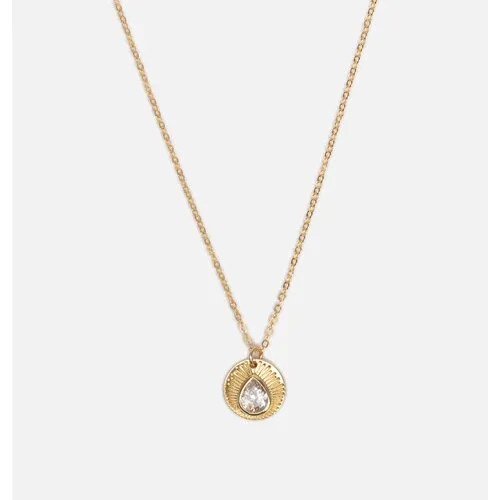 Цепь с подвеской с кристаллом/VERUSCHKA JEWELRY