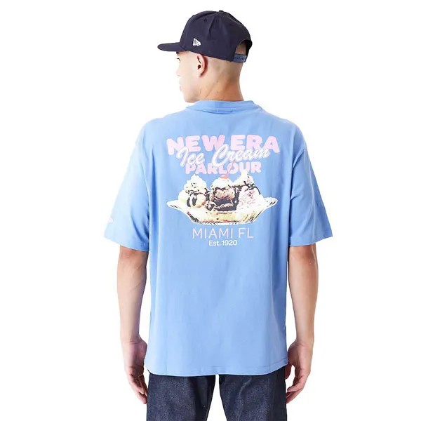 Футболка NE FOOD GRAPHIC OVERSIZED T-SHIRT New Era, цвет Blau