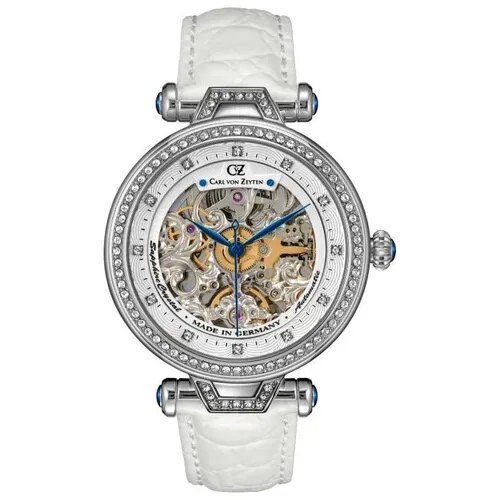 Наручные часы Carl von Zeyten Наручные часы Carl von Zeyten CVZ0071WH, белый, серебряный