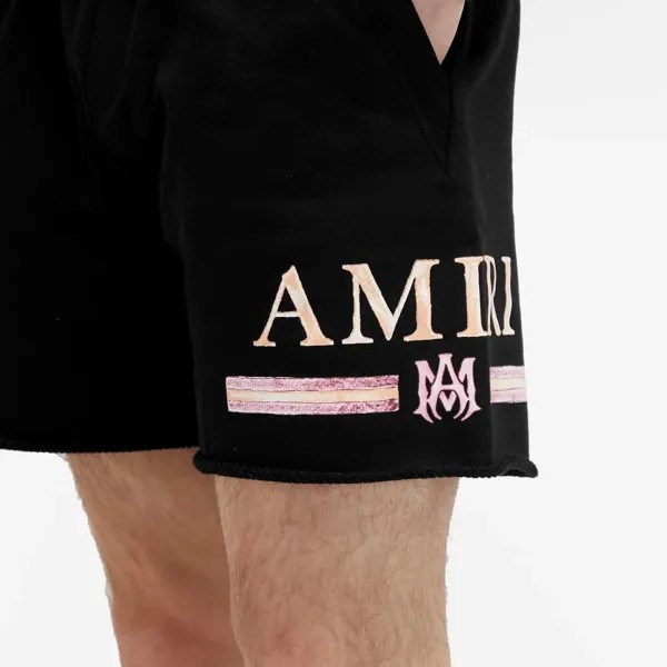 Спортивные шорты Amiri Watercolor Bar, черный