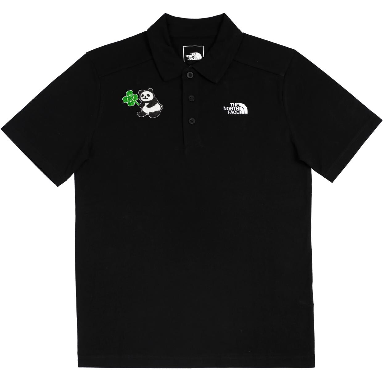 Рубашка поло мужская черная The North Face, черный