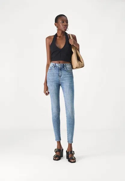 Джинсы скинни SKINNY Karl Lagerfeld, синие джинсы