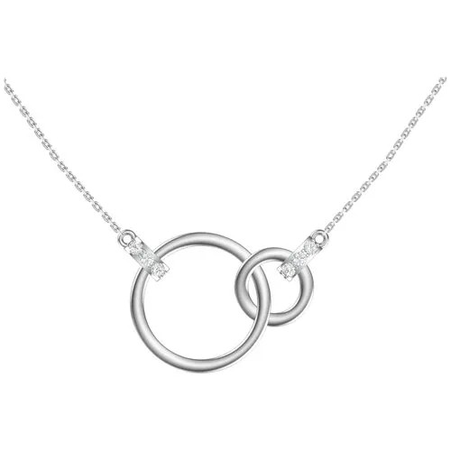 Серебряное колье с фианитом 3121346-00775 45